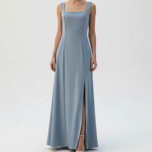 Show Me Your Mumu Women’s Size M Dusty Sage Eden Midi Dress Square Neck Slit